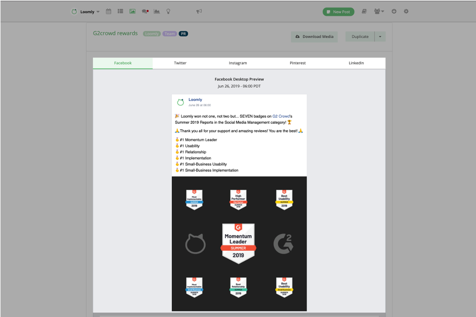 Social media calendar use cases remote teams step one screenshot
